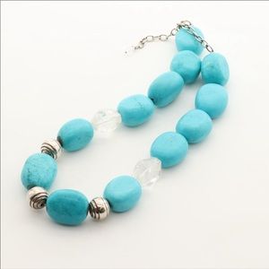 🎉Sterling Magnesite Southwestern style necklace.